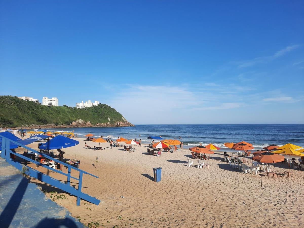 Apto Na Praia Do Tombo A 100M Guaruja Bagian luar foto